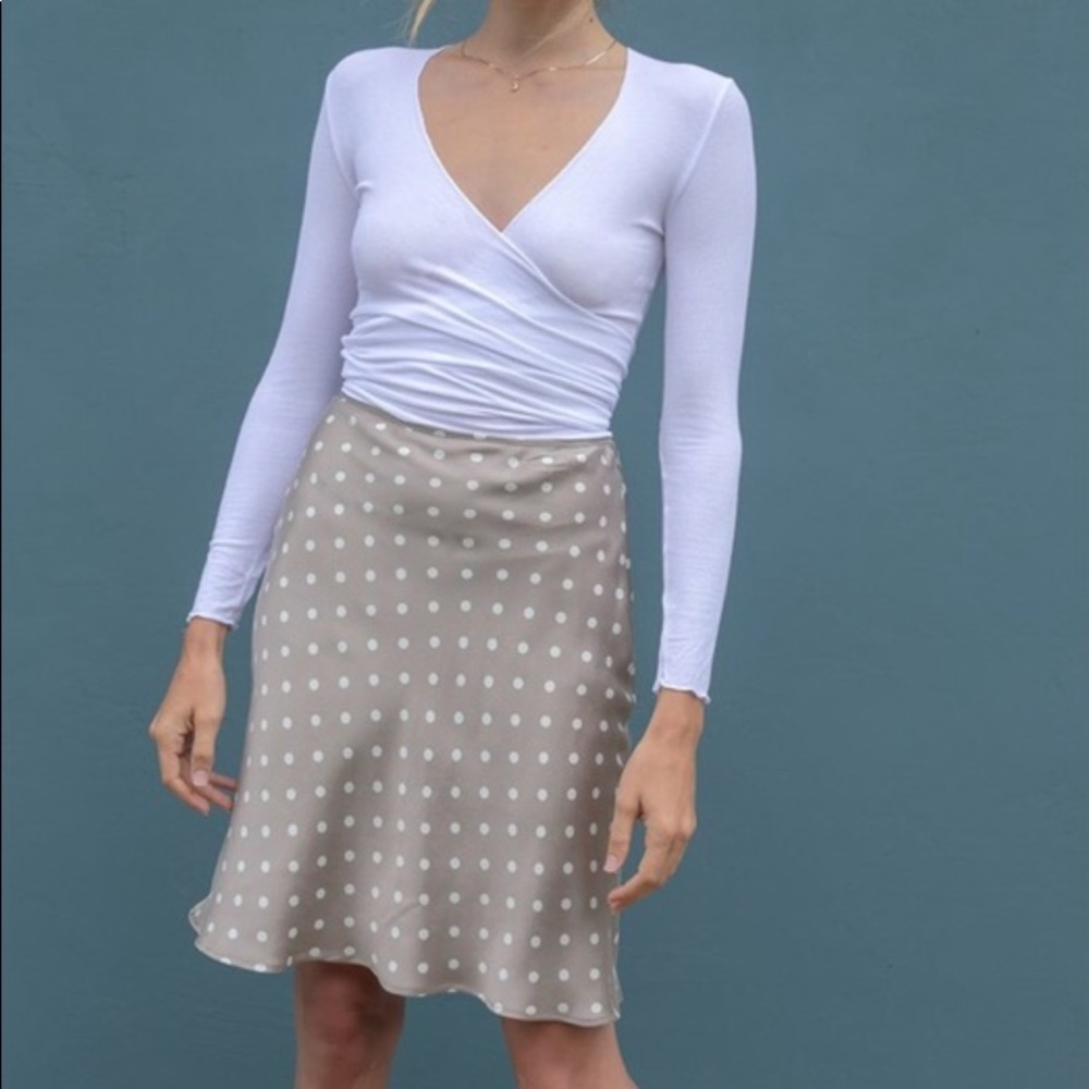 Lily Ashwell Juno Slip Skirt - silk